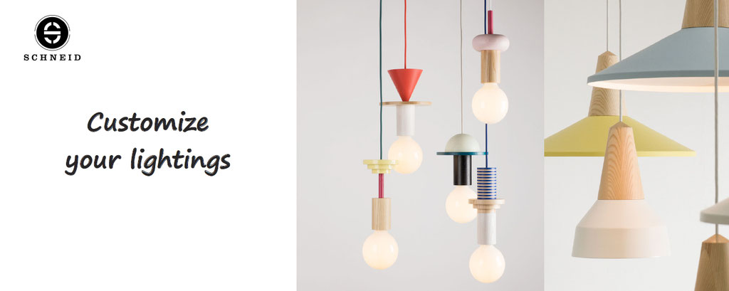 Schneid : customize your lamp and lighting, your junit and eikon lights customization