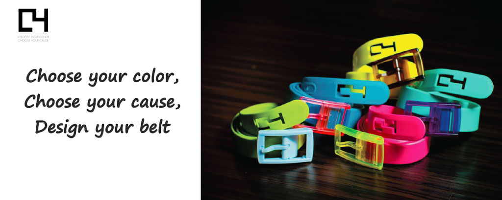 C4belts, customisation customization colorful funny belts personalization