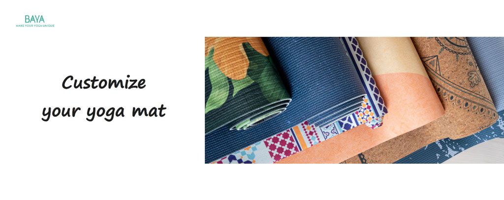 yoga mat to customize ; customization of fitness mat - baya france