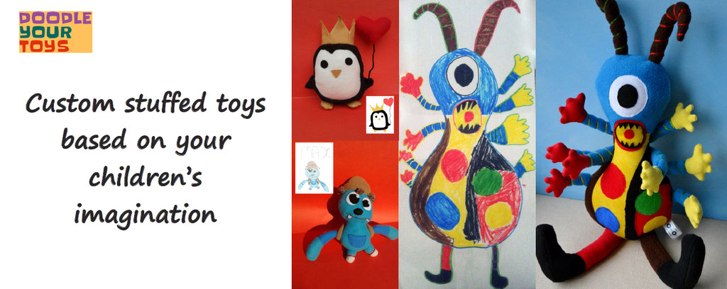 doodle your toys, customise plushes, from drawing to plushes, personalization