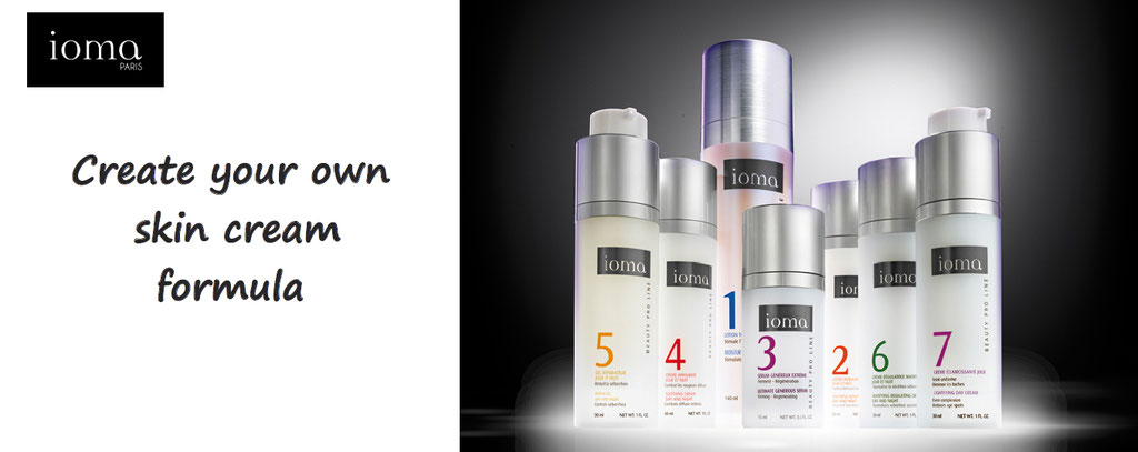 personalised body lotion - beauty cream personalized - Ioma Paris, customisation of cosmetic lotion cream - customization of beauty cream