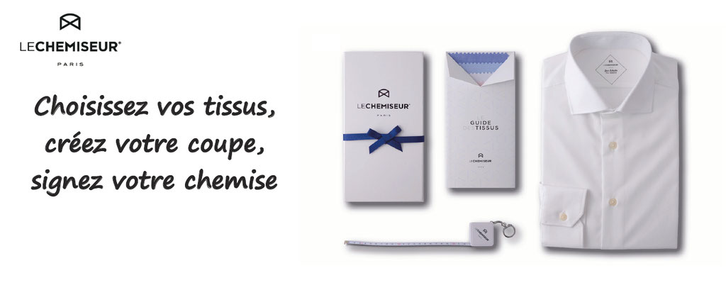 chemise personnalisée, le chemiseur, clé de coupe, personnalisation chemise