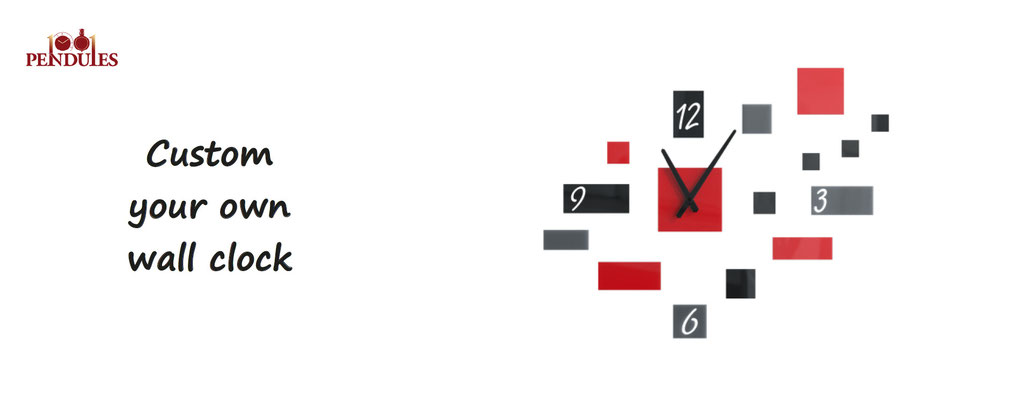 custom your own wall clock. Customize your clock