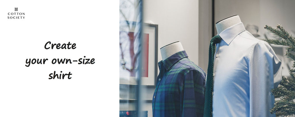 cotton society - create your own size shirt - shirt customization