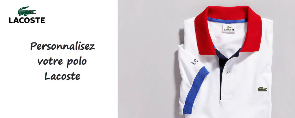 personnalisation polo lacoste L.12.12. Polo personnalisé 