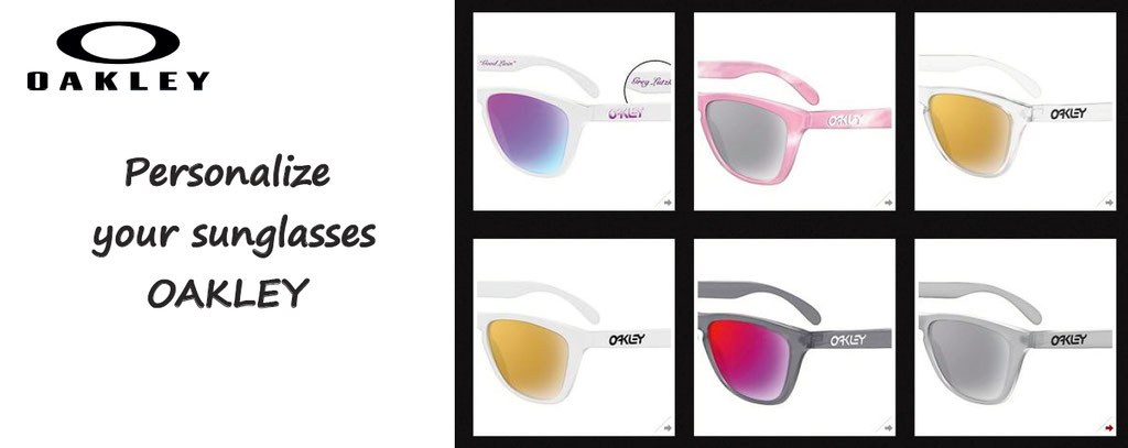 customise your Oakley sunglasses - personalize your oakey sunglasses