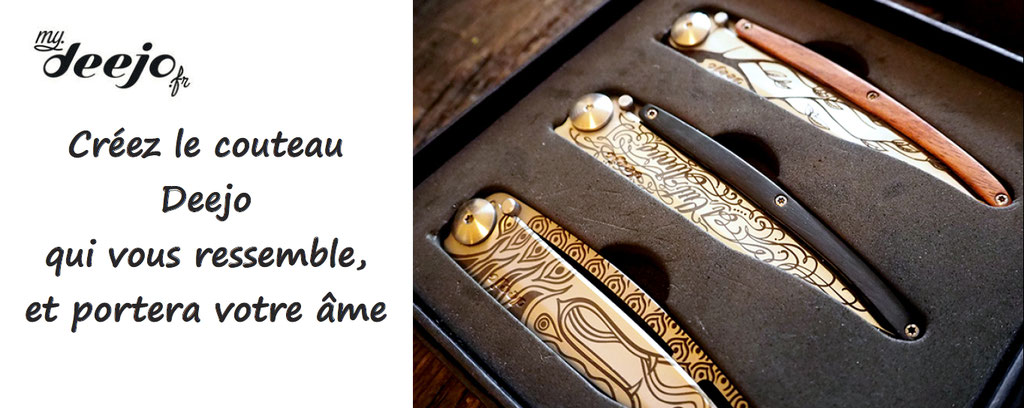 Personnalisation de couteaux Deejo : lame, manches, des créations originales et sublimes pour un cadeau unique et original