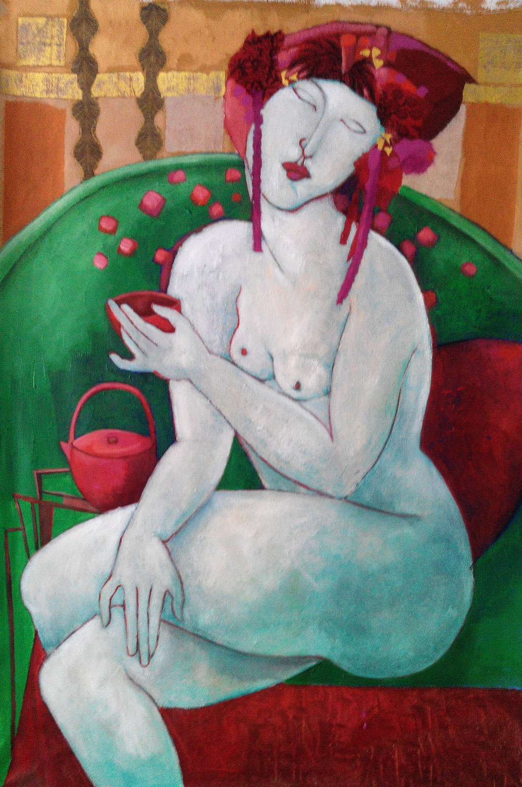 le thé vert 103/70 acrylique