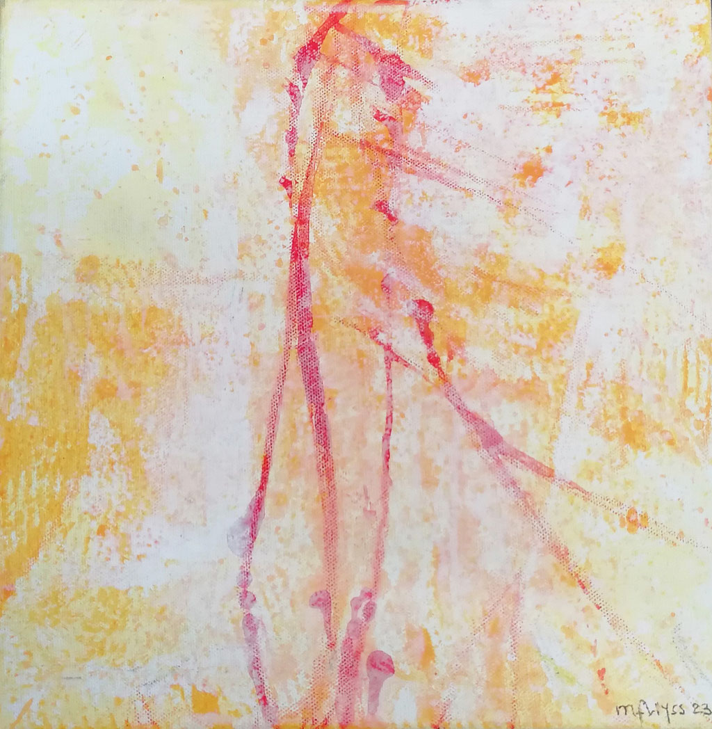Michael F. Wyss, caché et trouvé,  n° trois,  Acryl, 30x30cm, 2023 (2)