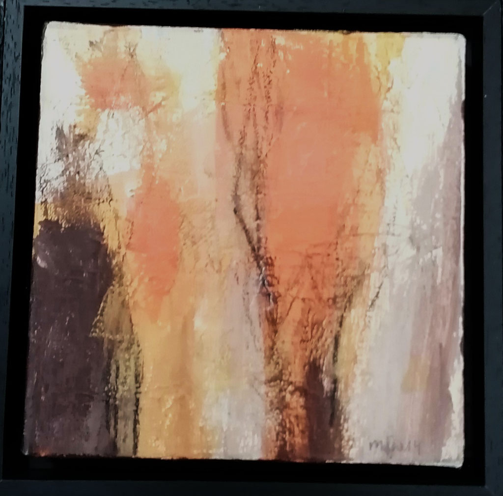 Michael F. Wyss, Vitalität 2, Acryl, 20x20 cm, 2014