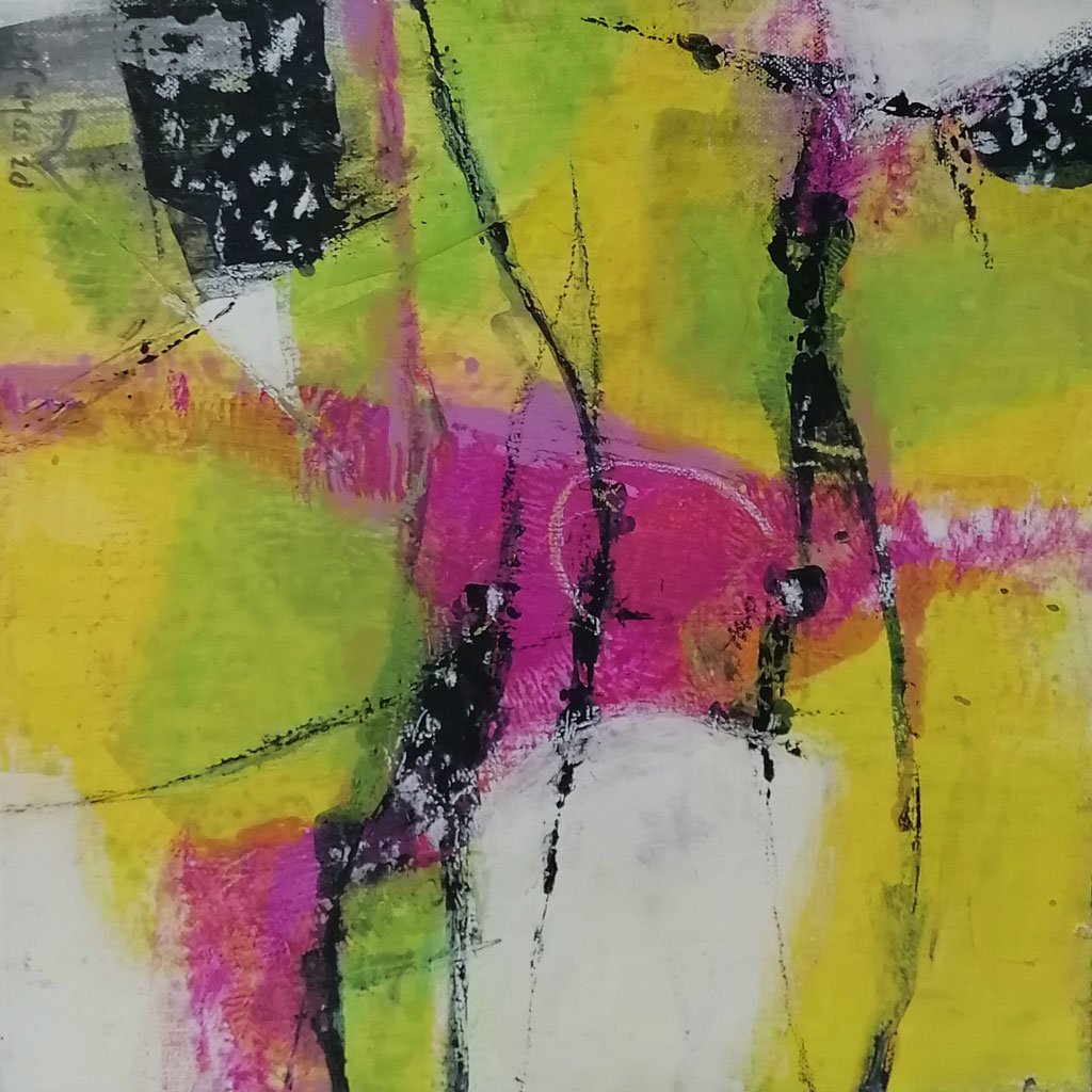 Michael F. Wyss, Verzeihen, Acryl, 30x30 cm, 2020