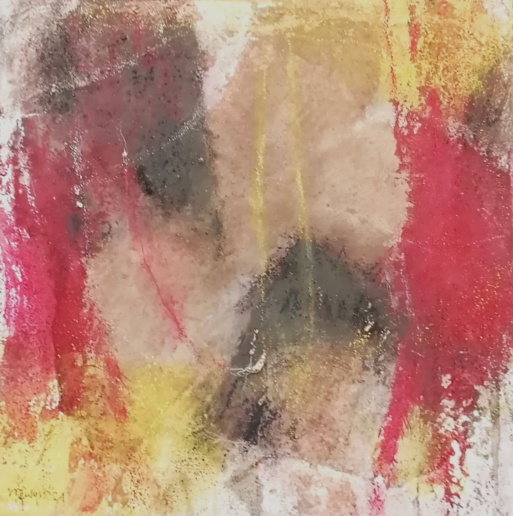 Michael F. Wyss, Wir verstehen uns,  Acryl, 30 x30cm, 2021