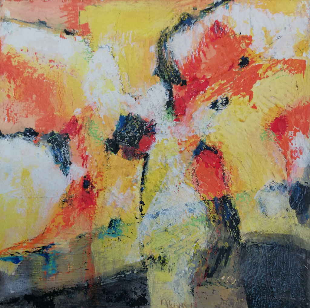 Michael F. Wyss, Konzentration, Acryl, 40x40cm, 2013