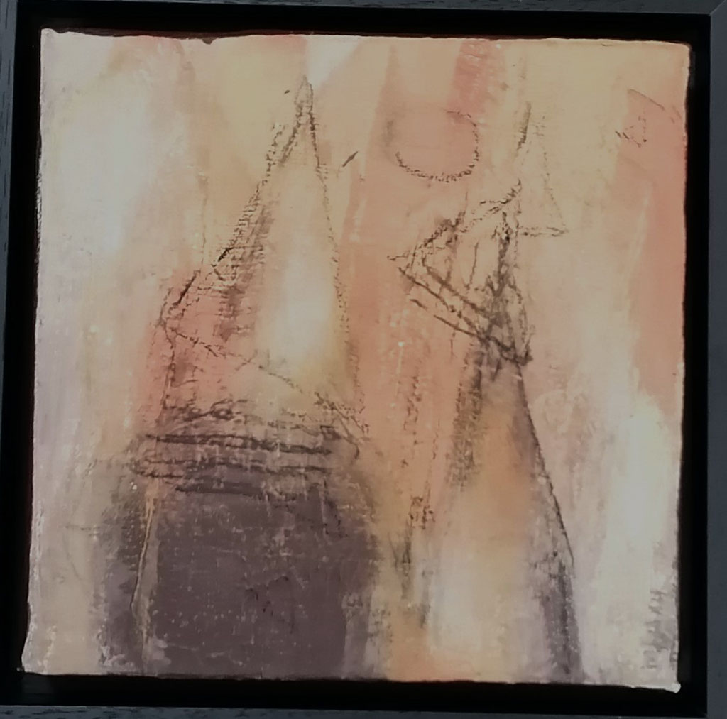 Michael F. Wyss, Vitalität 1, Acryl, 20x20 cm, 2014