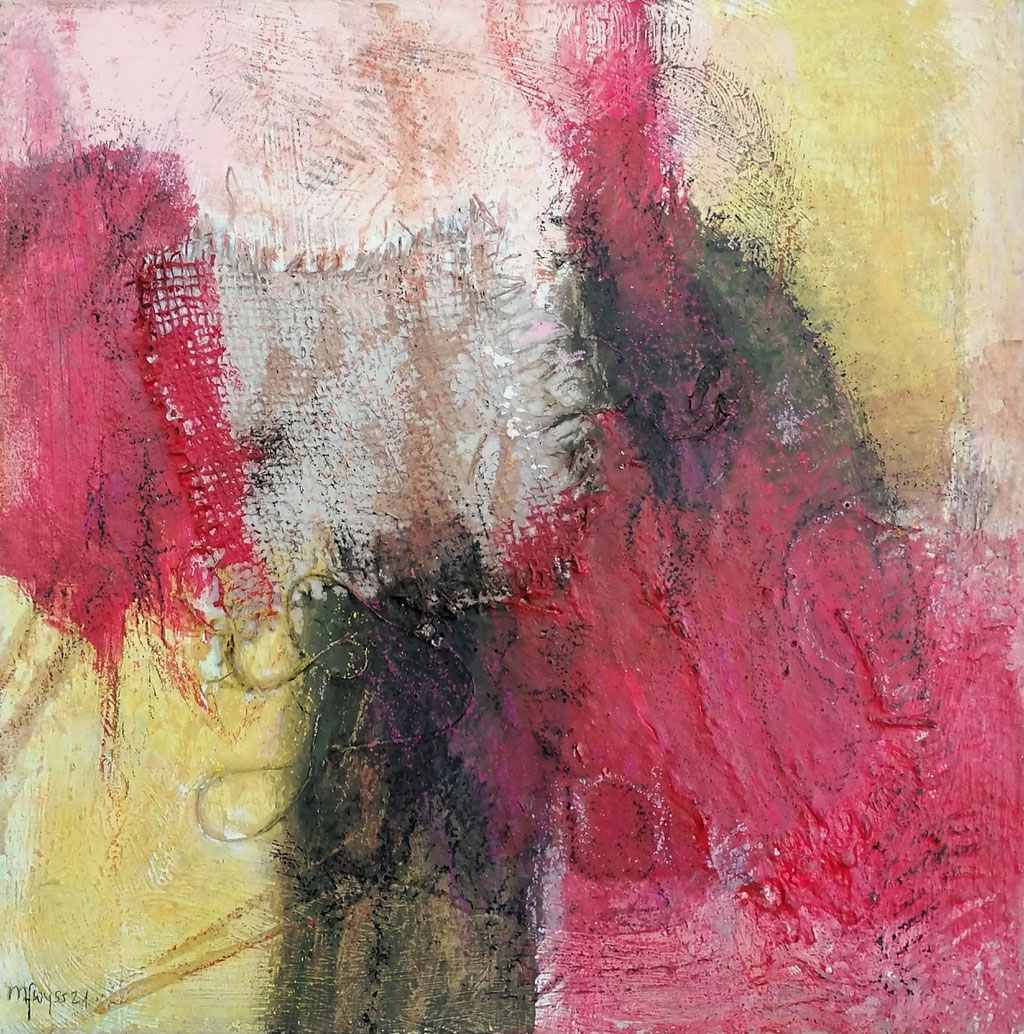 Michael F. Wyss, Die Zeit anhalten, Acryl, 40x40cm, 2021