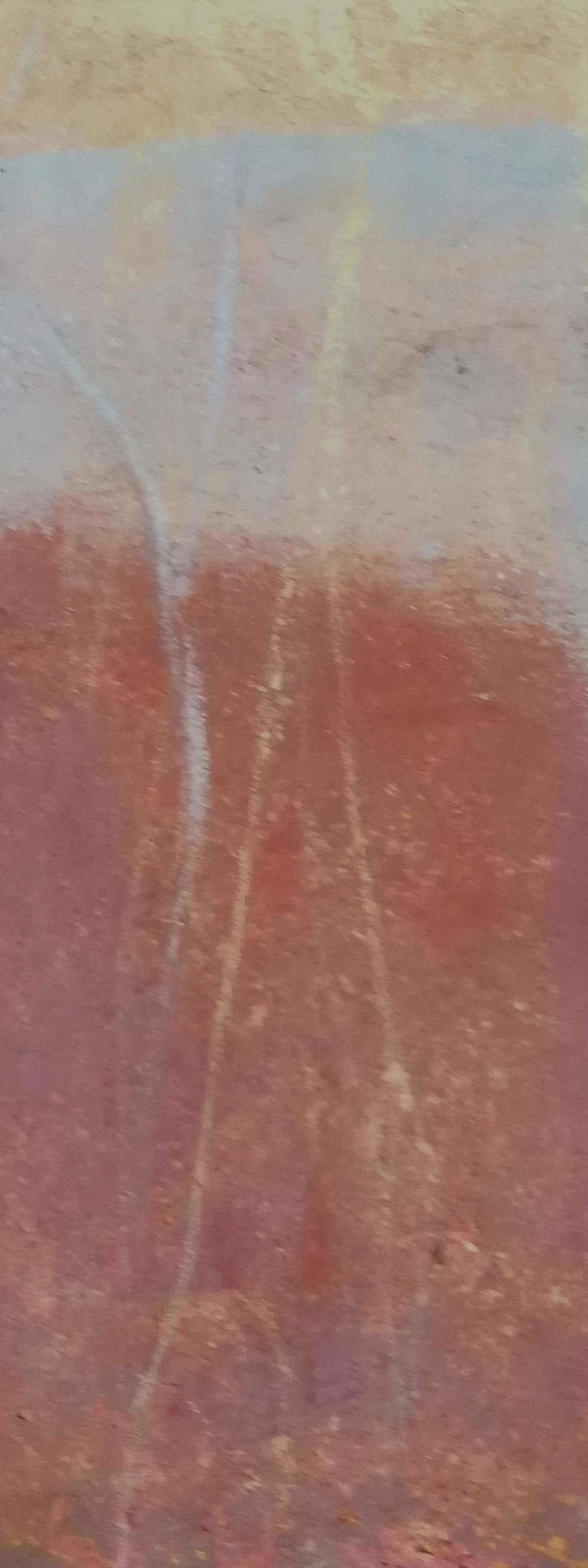 Michael F. Wyss, Schwingung 1, Acryl, 20x50cm, 2014