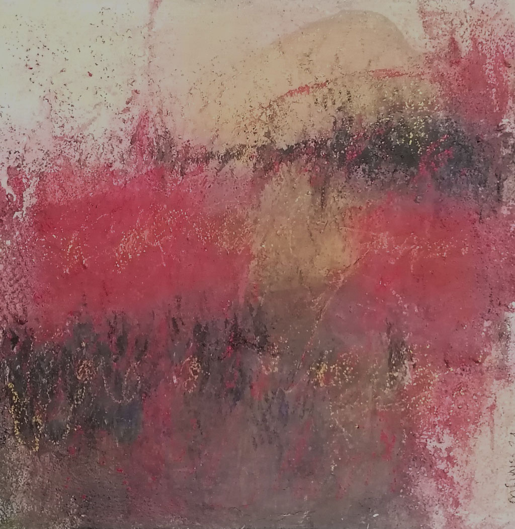 Michael F. Wyss, Vorwärts, Acryl, 30x30cm, 2021
