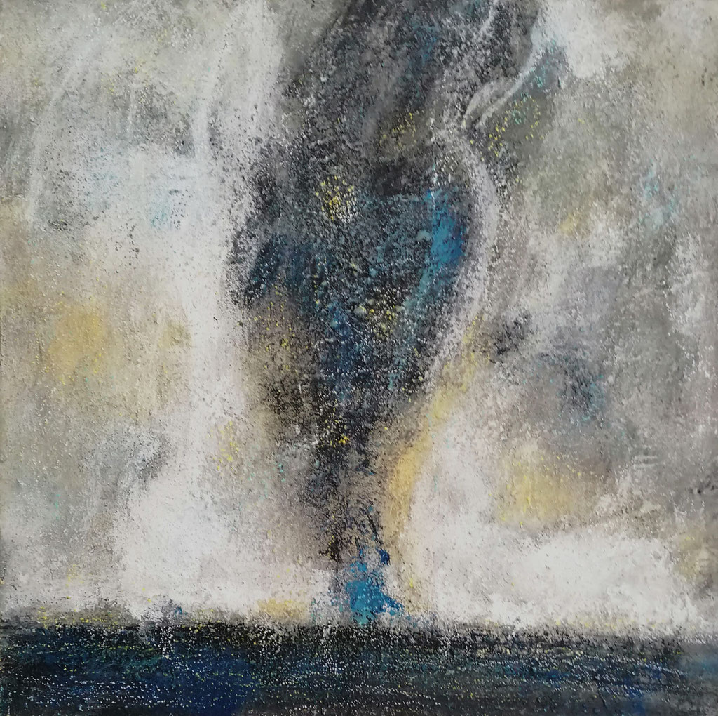 Michael F. Wyss, Einfall, Acryl, 20x20 cm, 2024