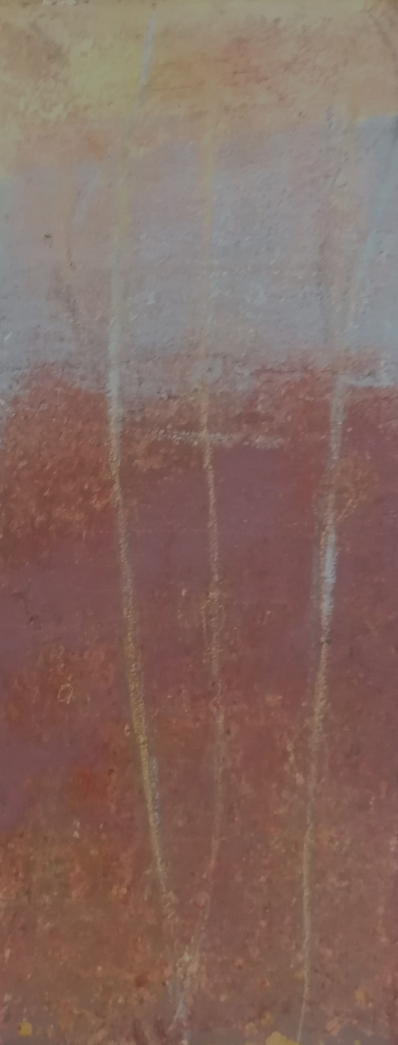 Michael F. Wyss, Schwingung 2, Acryl, 20x50cm, 2014