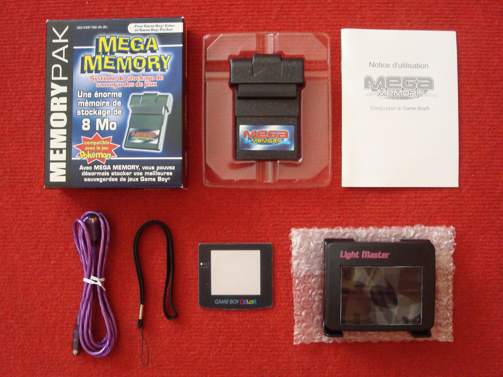 Accesorios extras de las Game Boy Color