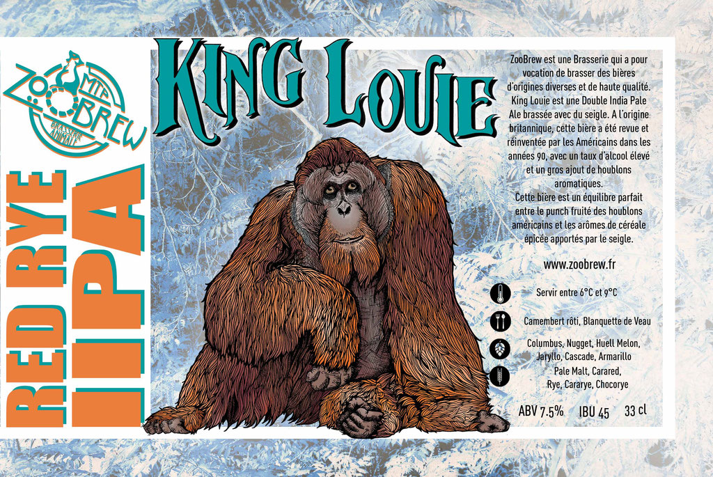 King Louie IIPA Montpellier ZooBrew Brasserie Animale