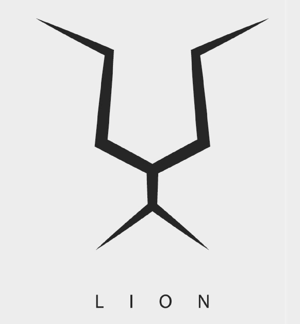 Lion minimalistisch grafisch design