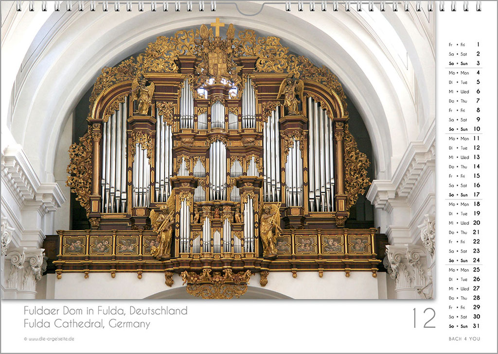 Ein Orgelkalender ... das perfekte Musikgeschenk.