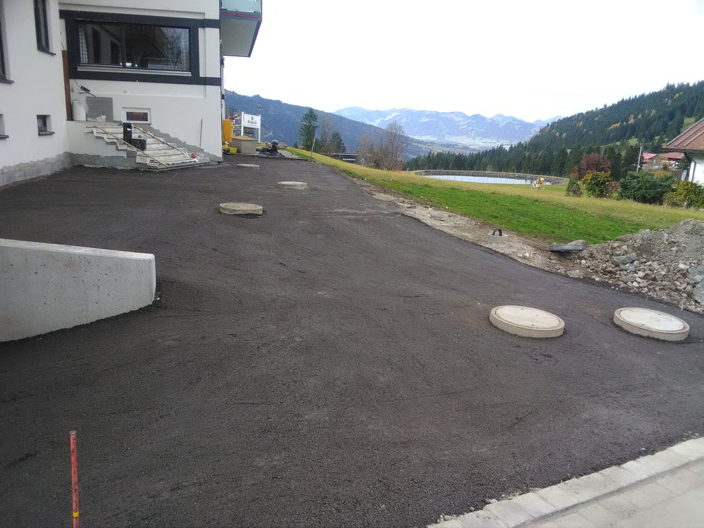 Feinplanie Asphalt