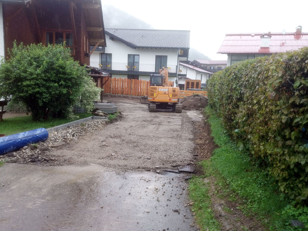 Neugestaltung Parkplatz