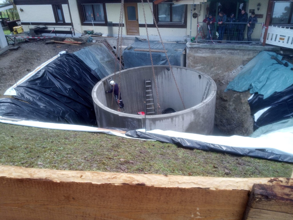 Aushub Pelletbunker