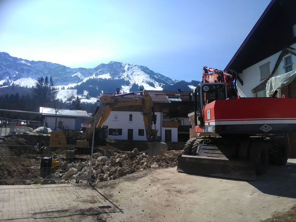 Abbruch/ Aushub