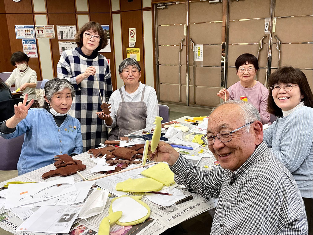 はい、こっちむいて。みんな、とっても楽しそう！