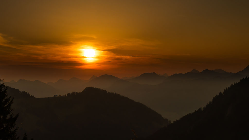 Sonnenaufgang, Allgäu Alpen