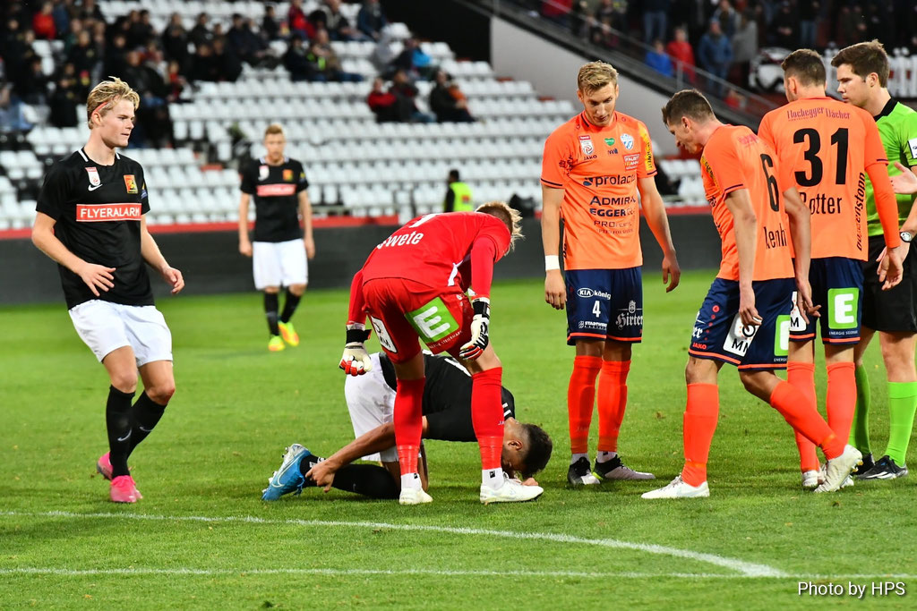 Nach unsportlichem Verhalten musste Rene Swete vorzeitig den Platz verlassen