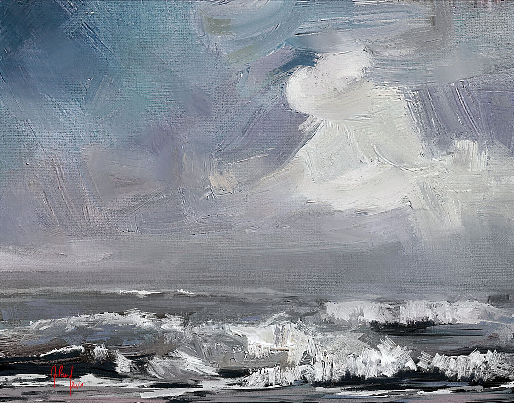 Misty Day by the Sea