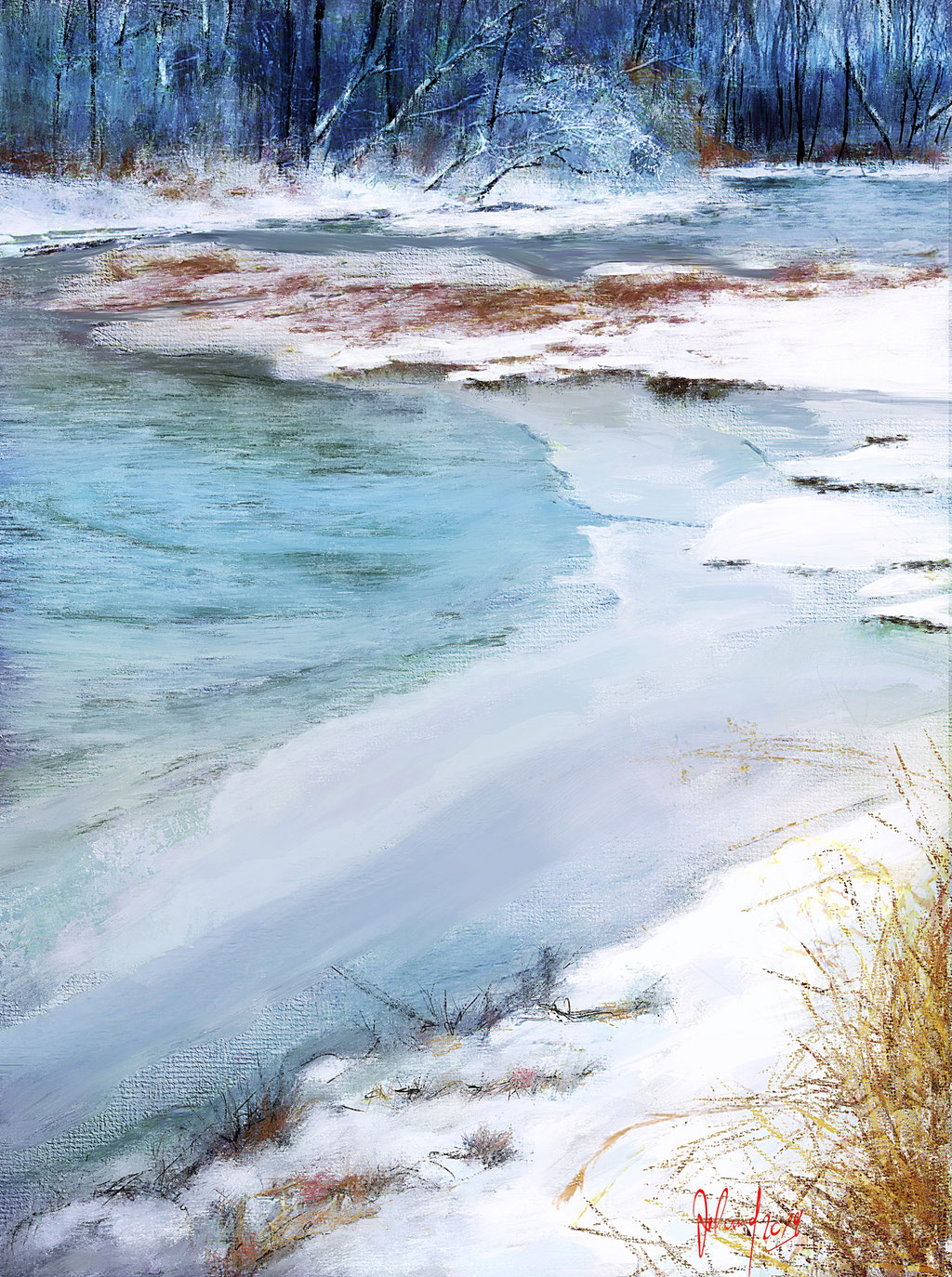 Frozen Countryside