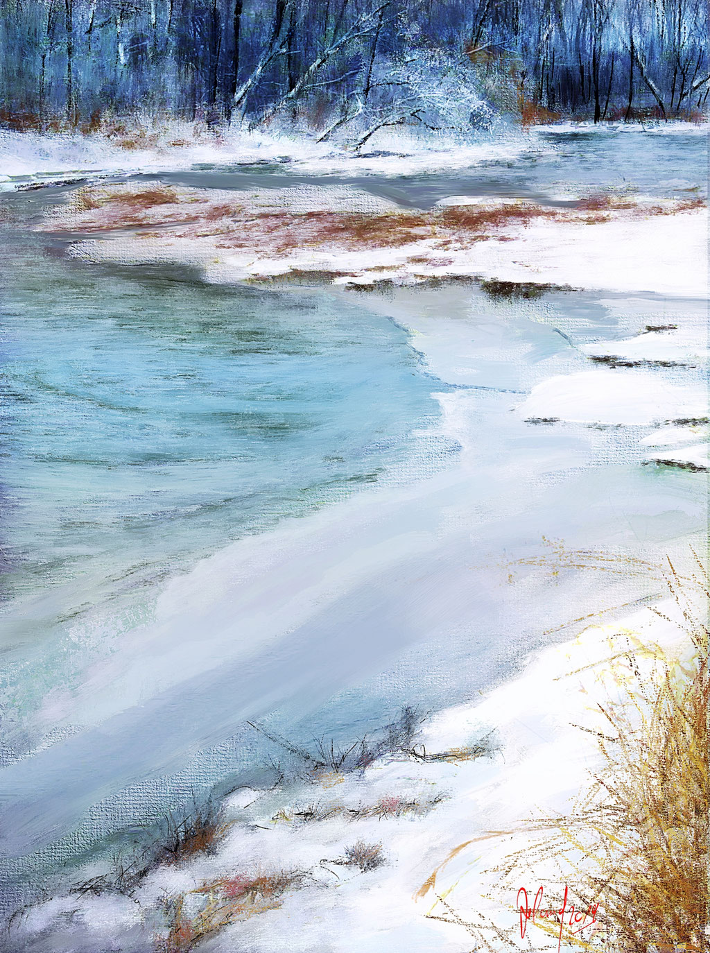 Frozen Countryside