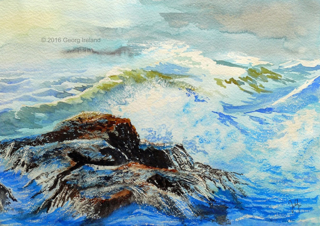 stormy sea