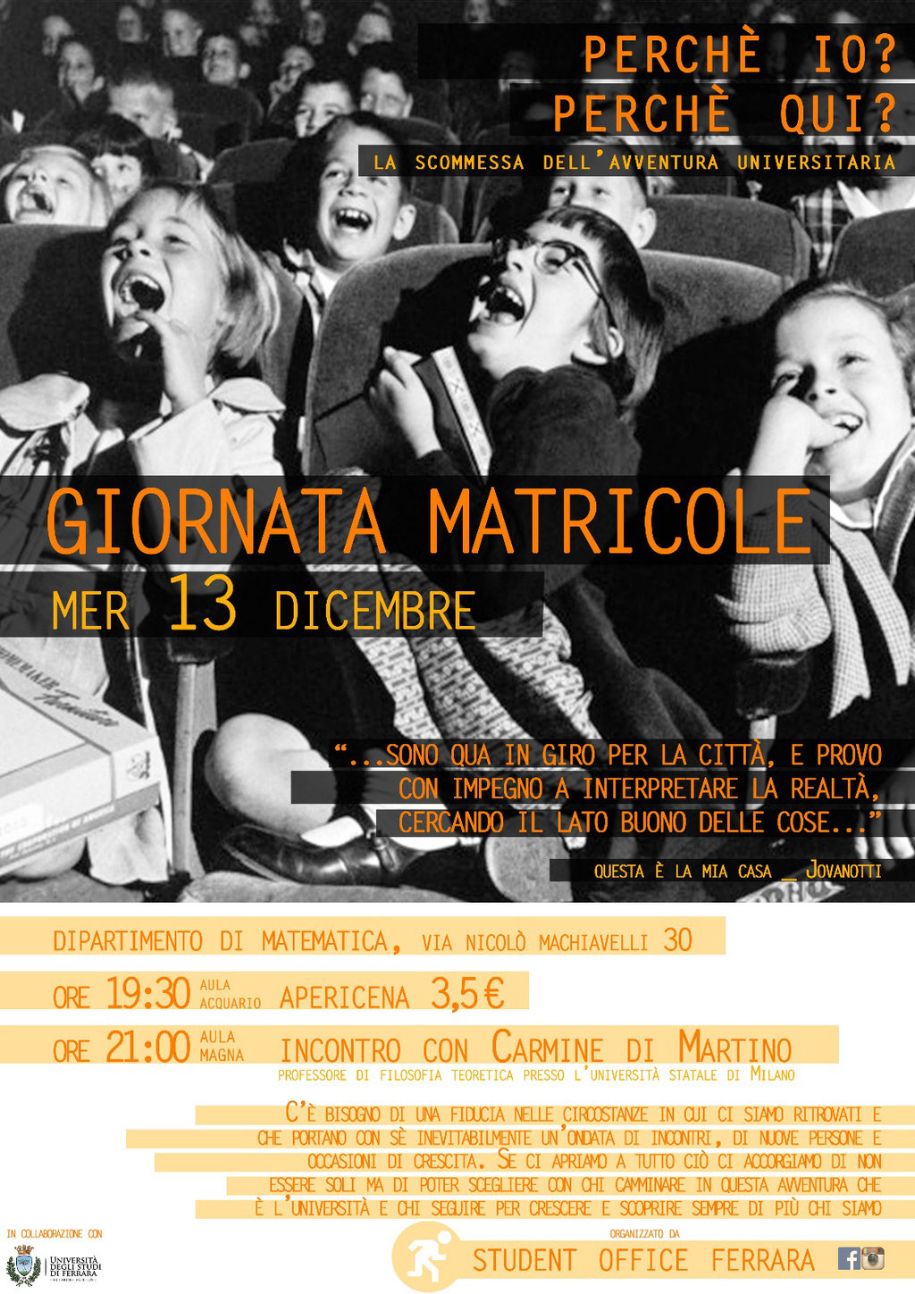 Dicembre 2017 - Giornata Matricole