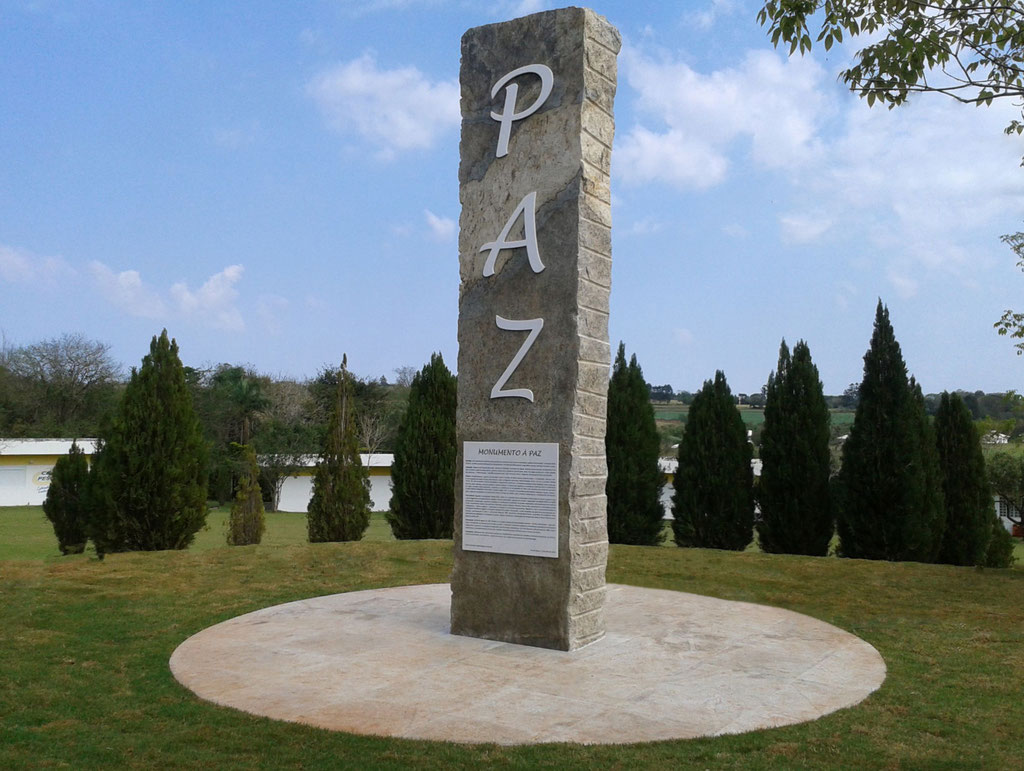 Peace Monument at Campus CEAEC, Foz do Iguaçu, Brazil, Photo: Eduardo Vicenzi