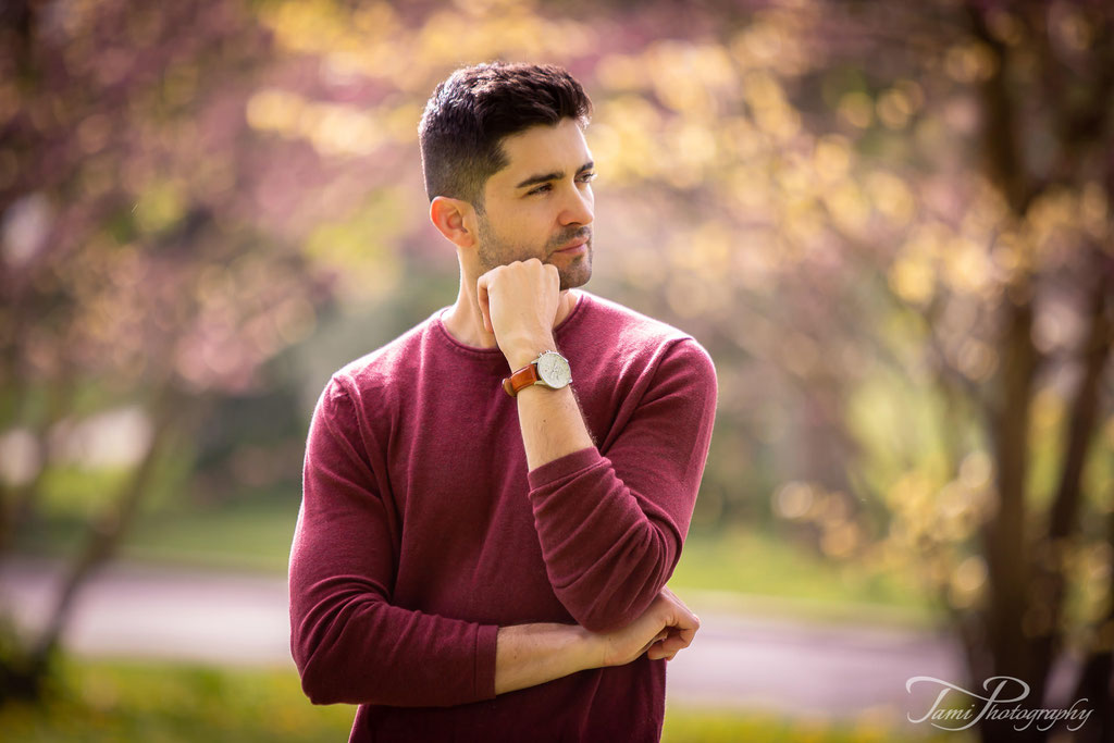 Outdoor Porträt im Park Friedrichsau, Ulm – professionelles Fotoshooting vom Fotograf für individuelle Portraitfotografie und Social Media Profile