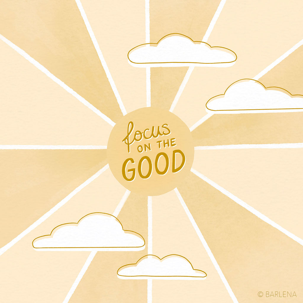 sun, sky, clouds, quote, positivity, yellow, sunrays, sunshine, good times, focus on the good, motivational quote