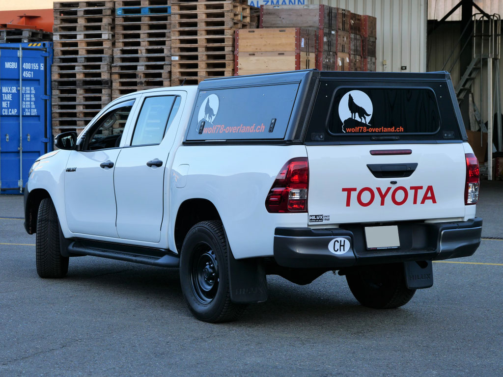 Toyota Hilux Revo 2017 2.4 Olaf Alu-cab offroad overland expedition 4x4 ARB Frontrunner Rival4x4 bfgoodrich 265/70R17 wolf78-overland.ch