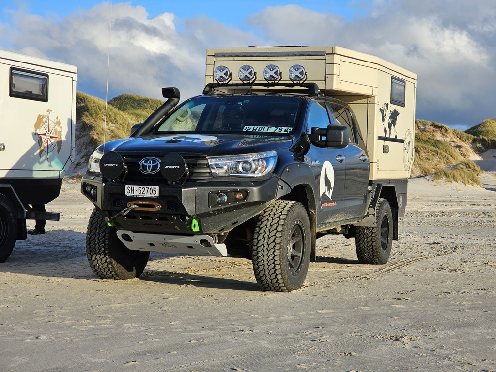 Dänemark Beach overland Travel Camping #ProjektBlackwolf Skandinavien wolf78 explore without no limits roadtrip offroad Overlandingnomads Overlandbound wolf78-overland.ch