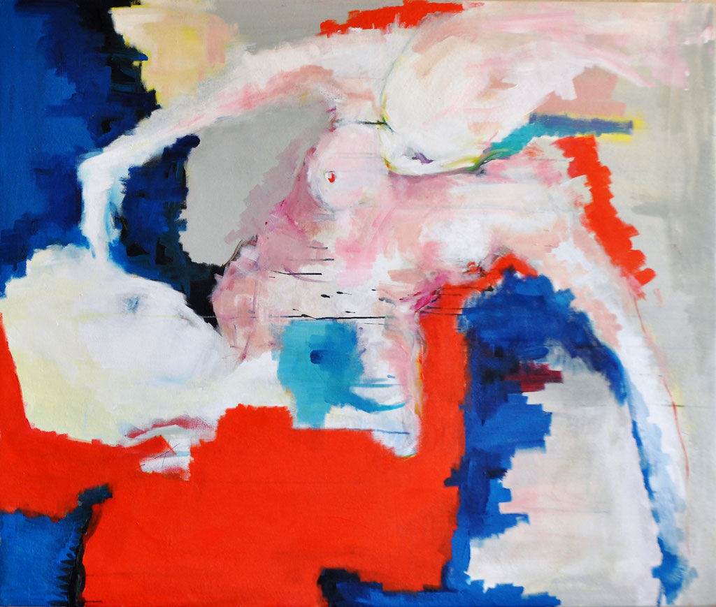 In dictum IV (Acrylic, Ink, Graphite on Canvas, 140x120cm)