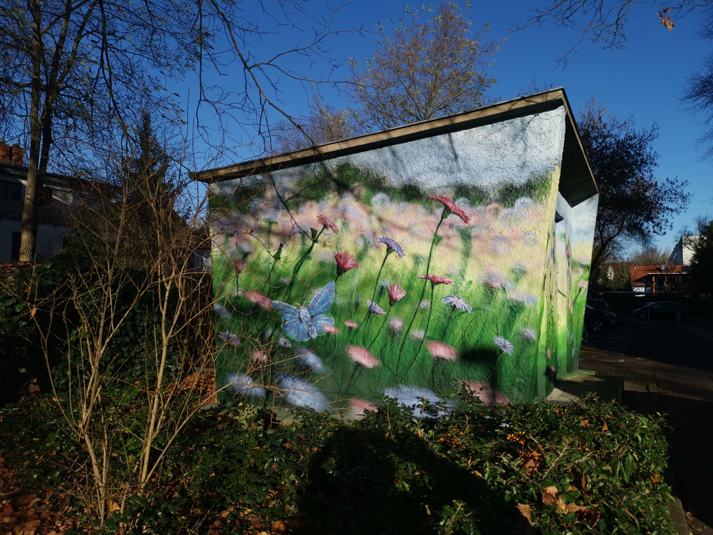 Fassadenbild Fassadengraffiti Fassadenkünstler Graffiti Wandgestaltung 3d Berlin 