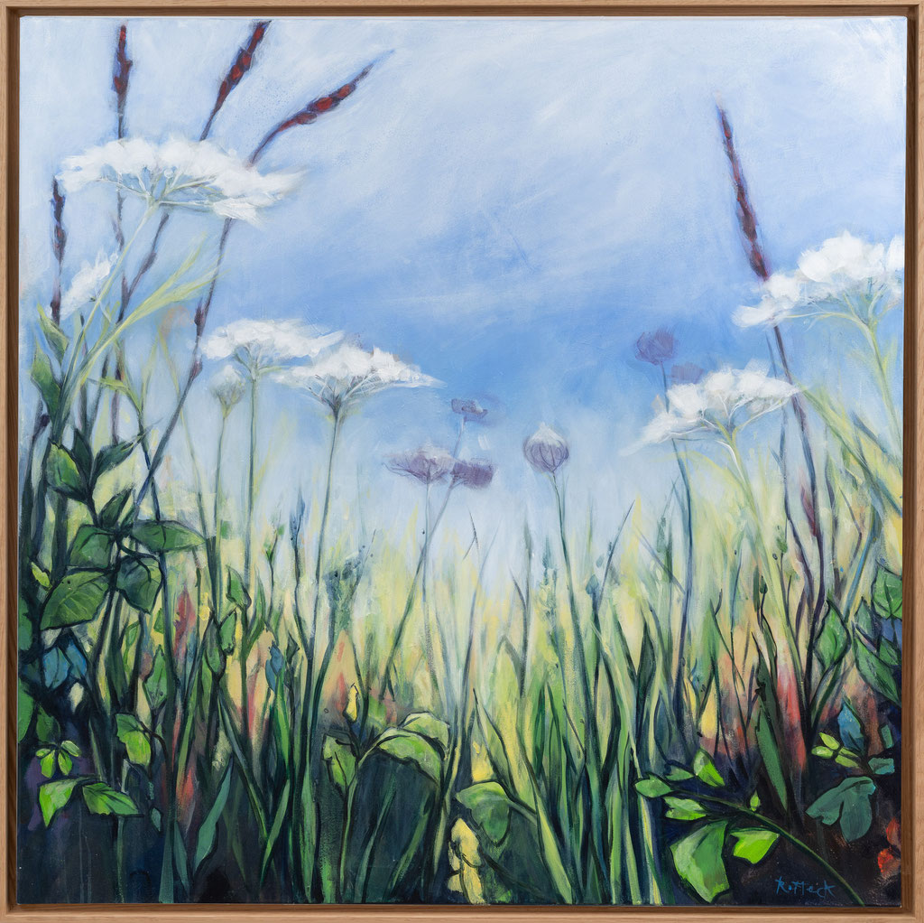 Im Tanz des Windes   (120x120cm) 