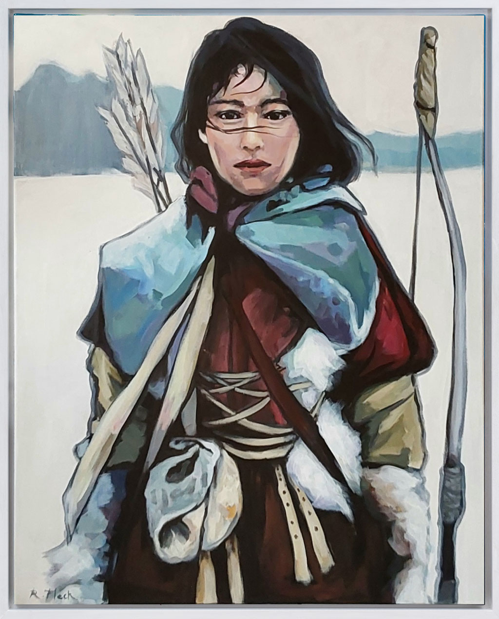 Tochter der Steppe (80x100cm)  1.650 Euro
