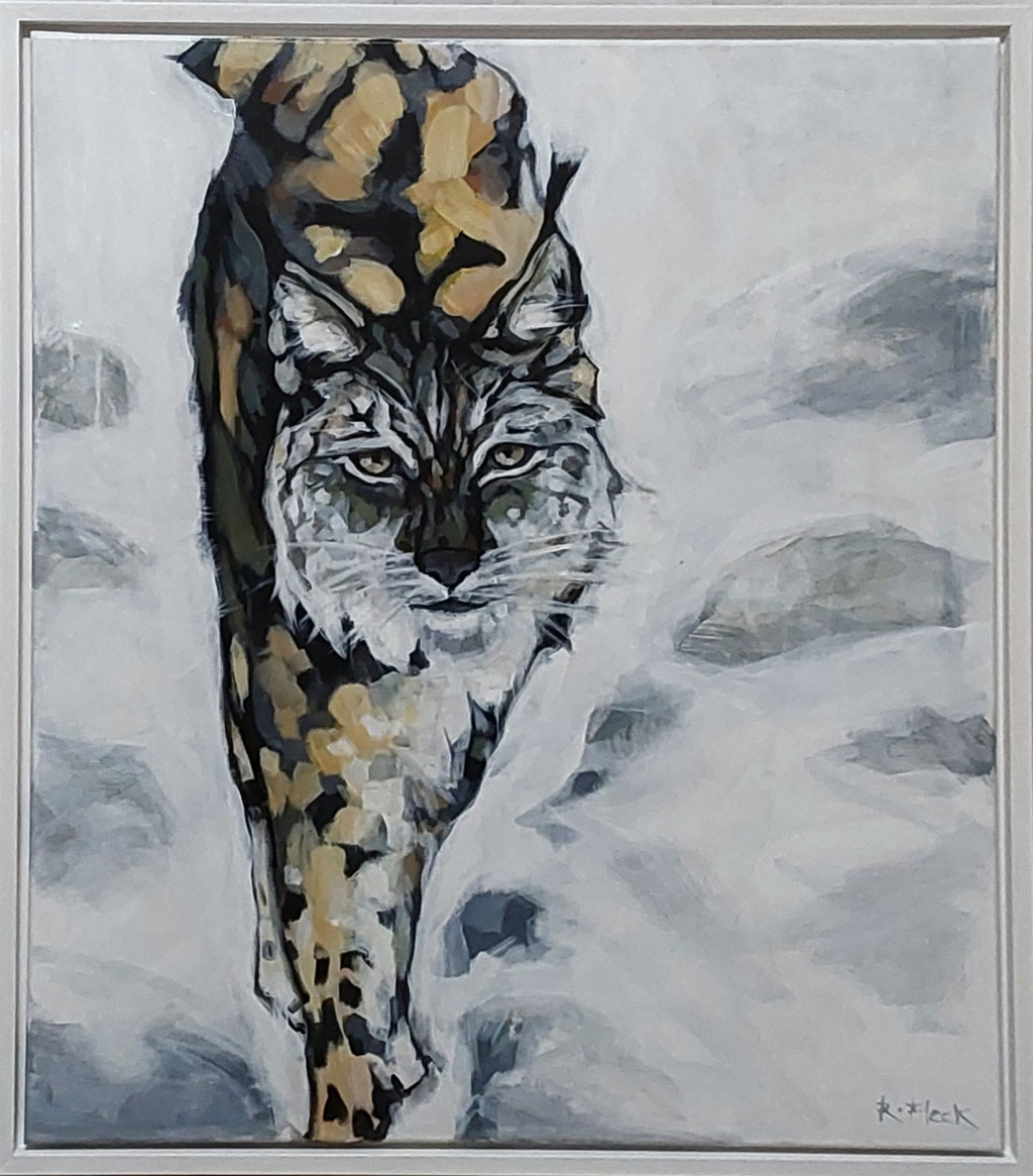 Schritt aus der Stille (80x100cm)  1.650 Euro