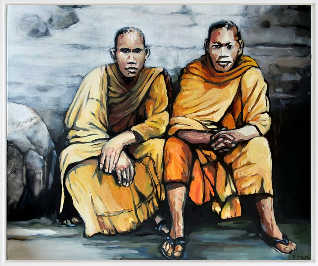 Brüder in Stille ( 120x100cm)  1.850 Euro